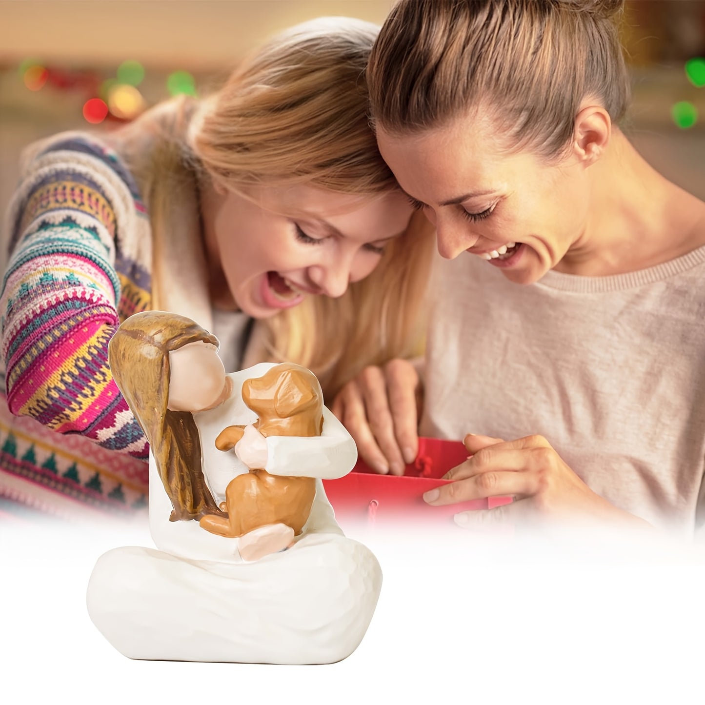 Heartfelt Dog Memorial Gift - Hand-Painted Resin Angel Figurine Holding Golden Retriever, Comforting Home Decor for Pet Loss, Ideal for Dog Lovers, Thanksgiving & Christmas